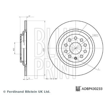 Brzdový kotouč BLUE PRINT ADBP430233