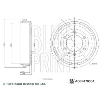 Brzdový buben BLUE PRINT ADBP470034