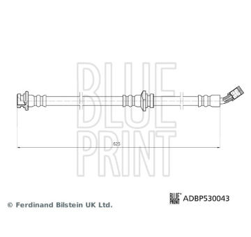 Brzdová hadice BLUE PRINT ADBP530043