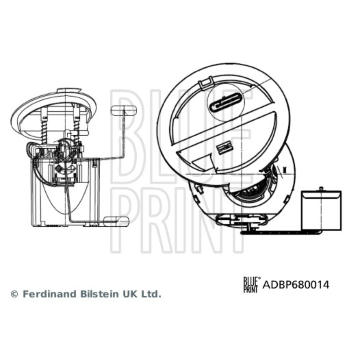 Palivová přívodní jednotka BLUE PRINT ADBP680014