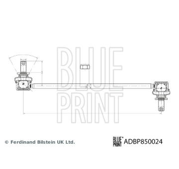 Tyč/vzpěra, stabilizátor BLUE PRINT ADBP850024