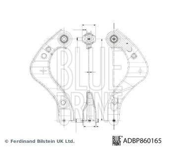 Řídicí páka, zavěšení kol BLUE PRINT ADBP860165