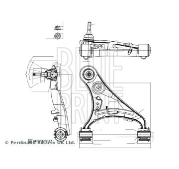 Ridici paka, zaveseni kol BLUE PRINT ADBP860192