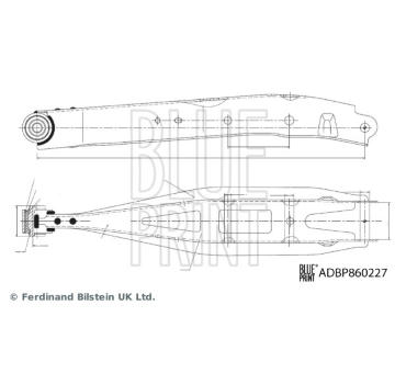 Ridici paka, zaveseni kol BLUE PRINT ADBP860227