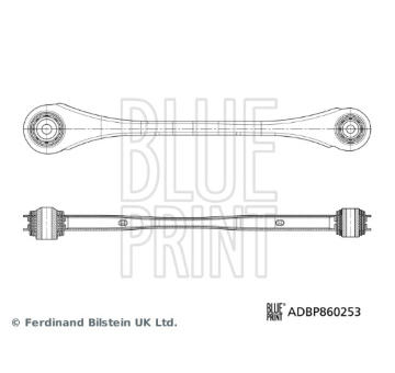 Ridici paka, zaveseni kol BLUE PRINT ADBP860253