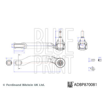 Hlava příčného táhla řízení BLUE PRINT ADBP870081