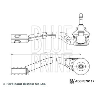 Hlava příčného táhla řízení BLUE PRINT ADBP870117