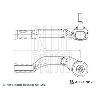 Hlava příčného táhla řízení BLUE PRINT ADBP870120