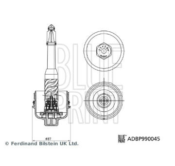 Kryt, pouzdro olejoveho filtru BLUE PRINT ADBP990045