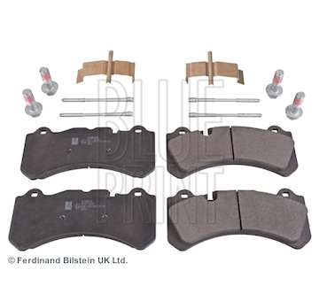 Sada brzdových destiček, kotoučová brzda BLUE PRINT ADF124233