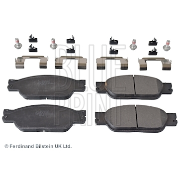 Sada brzdových destiček, kotoučová brzda BLUE PRINT ADJ134237