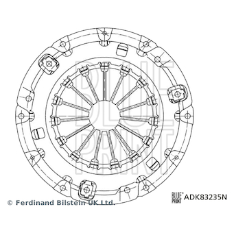 Pritlacny talir BLUE PRINT ADK83235N