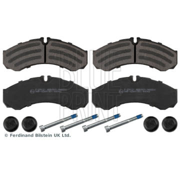 Sada brzdových destiček, kotoučová brzda BLUE PRINT ADN142153