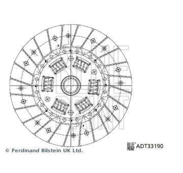 Lamela spojky BLUE PRINT ADT33190