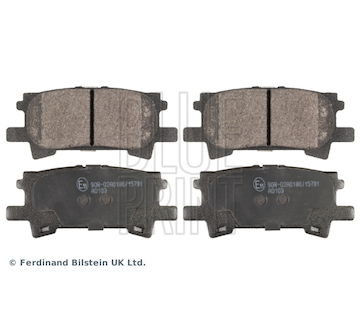 Sada brzdových destiček, kotoučová brzda BLUE PRINT ADT342154