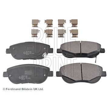 Sada brzdových destiček, kotoučová brzda BLUE PRINT ADT342182