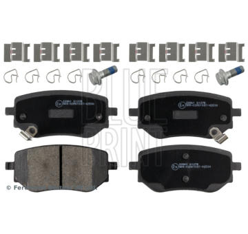 Sada brzdových destiček, kotoučová brzda BLUE PRINT ADU174242