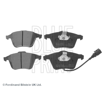 Sada brzdových destiček, kotoučová brzda BLUE PRINT ADV184216