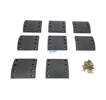 Sada brzdoveho oblozeni, bubnova brzda DT Spare Parts 10.33008