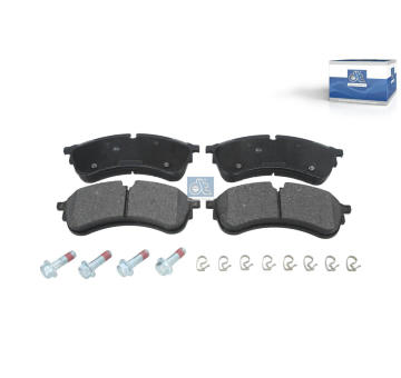 Sada brzdových destiček, kotoučová brzda DT Spare Parts 11.62516