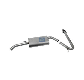 Střední-/zadní tlumič výfuku DT Spare Parts 12.27158