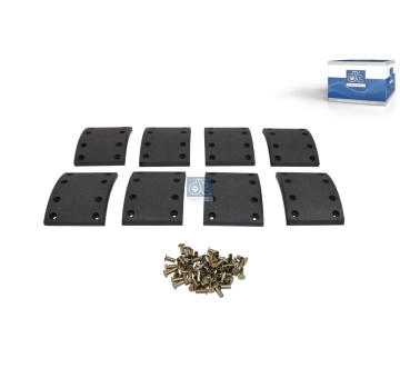 Sada brzdoveho oblozeni, bubnova brzda DT Spare Parts 4.91498