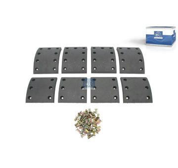 Sada brzdového obloženi, bubnová brzda DT Spare Parts 4.95003