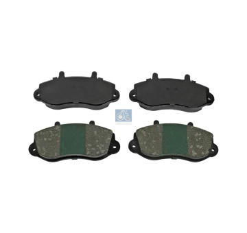 Sada brzdových destiček, kotoučová brzda DT Spare Parts 6.95119
