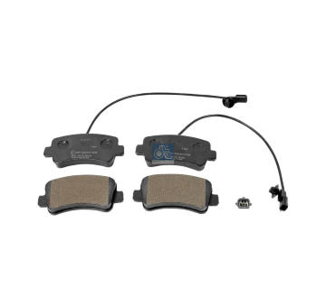 Sada brzdových destiček, kotoučová brzda DT Spare Parts 6.95124