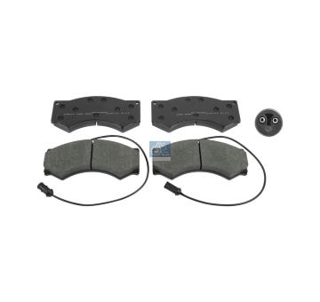 Sada brzdových platničiek kotúčovej brzdy DT Spare Parts 7.92604