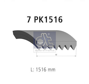 ozubený klínový řemen DT Spare Parts 14.16001