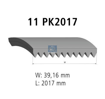 ozubený klínový řemen DT Spare Parts 4.80699