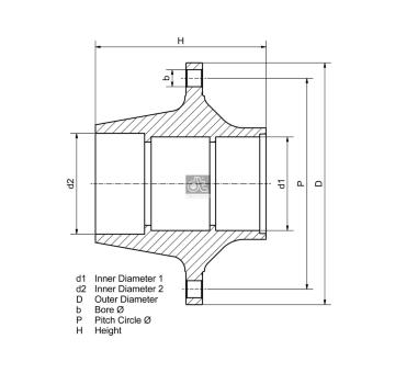 Náboj kola DT Spare Parts 10.10412