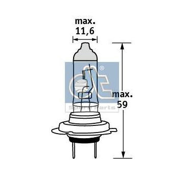 Žárovka, hlavní světlomet DT Spare Parts 9.78105