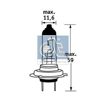 żiarovka pre hlavný svetlomet DT Spare Parts 9.78108