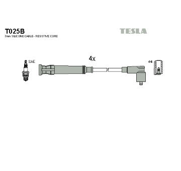 Sada zapaľovacích káblov TESLA T025B