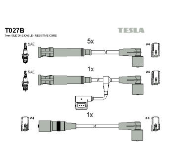 Sada kabelů pro zapalování TESLA T027B