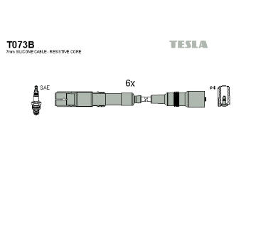 Sada kabelů pro zapalování TESLA T073B