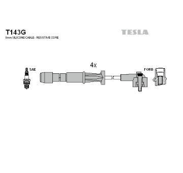 Sada kabelů pro zapalování TESLA T143G