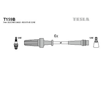 Sada kabelů pro zapalování TESLA T159B