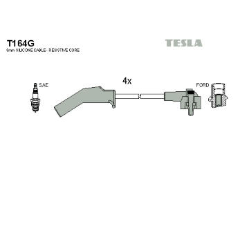 Sada kabelů pro zapalování TESLA T164G