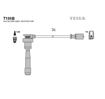 Sada kabelů pro zapalování TESLA T186B