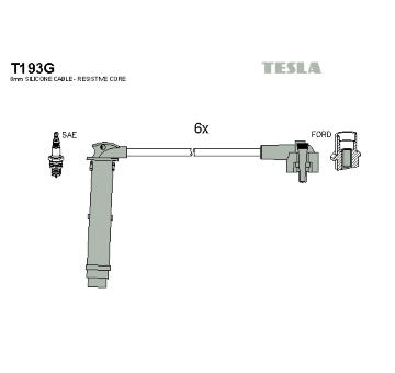 Sada kabelů pro zapalování TESLA T193G