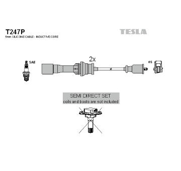 Sada kabelů pro zapalování TESLA T247P