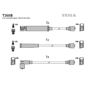 Sada kabelů pro zapalování TESLA T268B