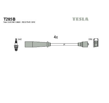 Sada kabelů pro zapalování TESLA T285B