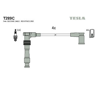 Sada kabelů pro zapalování TESLA T289C