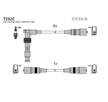 Sada kabelů pro zapalování TESLA T292C