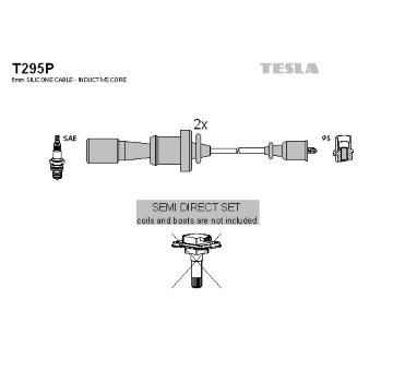 Sada kabelů pro zapalování TESLA T295P