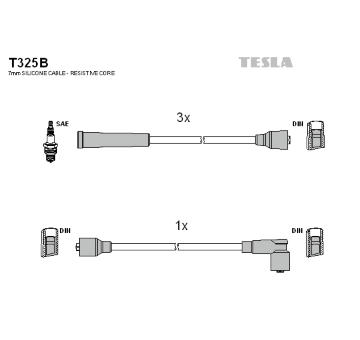 Sada kabelů pro zapalování TESLA T325B